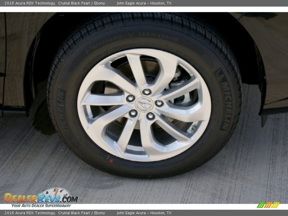 2016 Acura RDX Technology Crystal Black Pearl / Ebony Photo #10