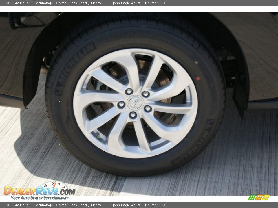 2016 Acura RDX Technology Crystal Black Pearl / Ebony Photo #11