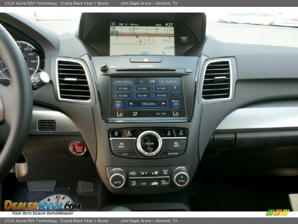 2016 Acura RDX Technology Crystal Black Pearl / Ebony Photo #31