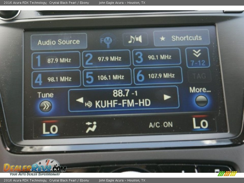 2016 Acura RDX Technology Crystal Black Pearl / Ebony Photo #34