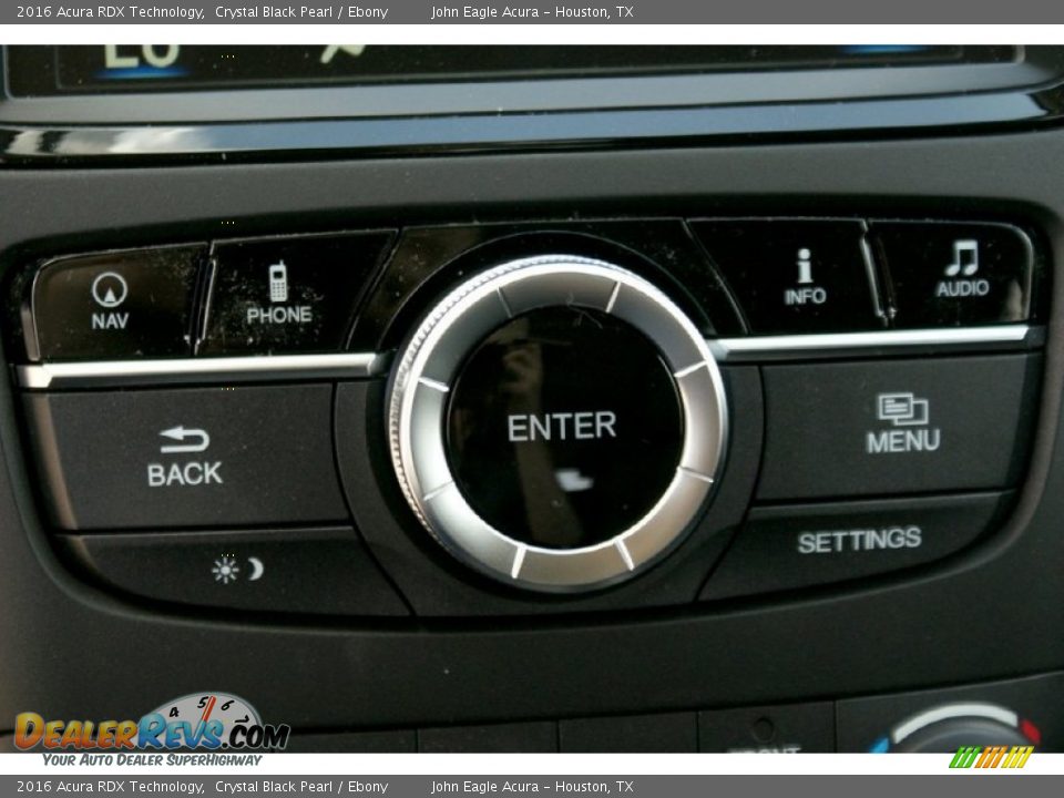 2016 Acura RDX Technology Crystal Black Pearl / Ebony Photo #35