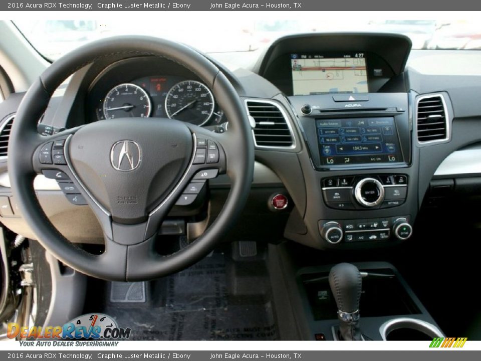 2016 Acura RDX Technology Graphite Luster Metallic / Ebony Photo #9
