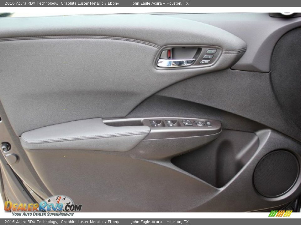 2016 Acura RDX Technology Graphite Luster Metallic / Ebony Photo #10