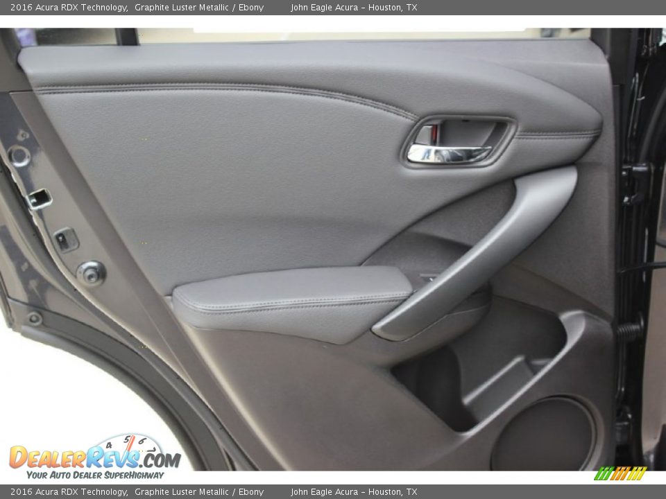 2016 Acura RDX Technology Graphite Luster Metallic / Ebony Photo #13