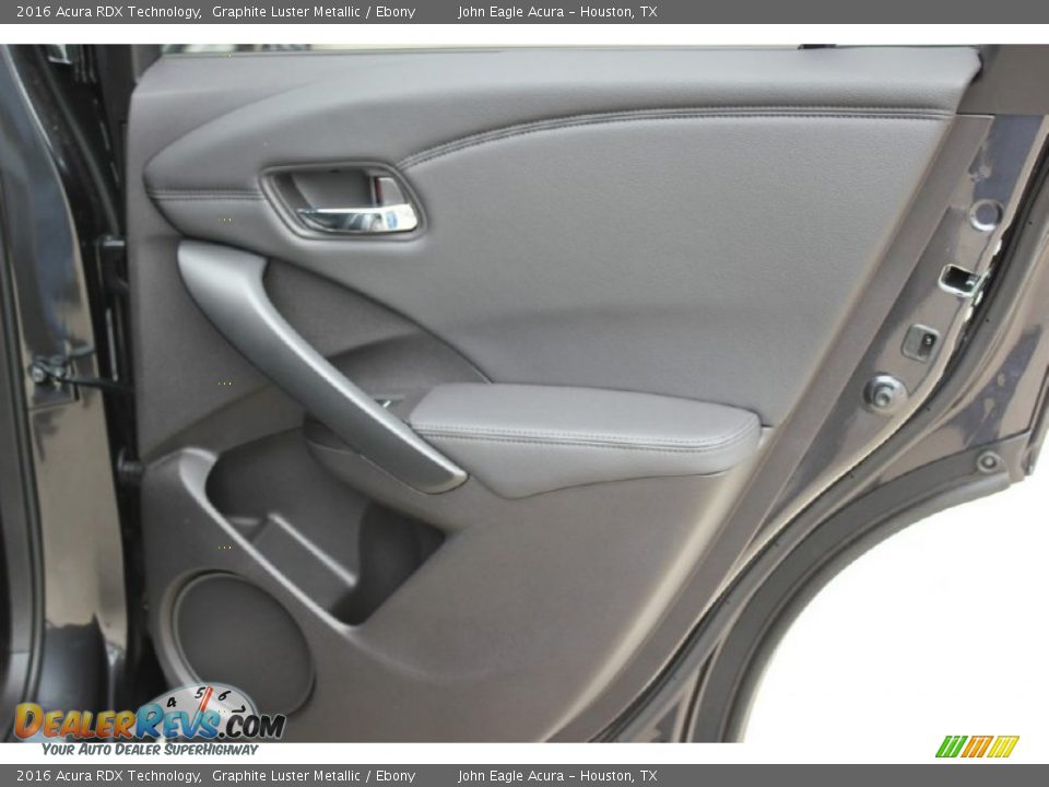 2016 Acura RDX Technology Graphite Luster Metallic / Ebony Photo #19