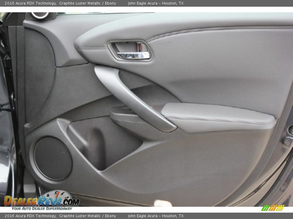 2016 Acura RDX Technology Graphite Luster Metallic / Ebony Photo #22