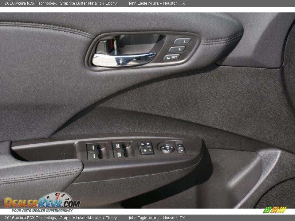 2016 Acura RDX Technology Graphite Luster Metallic / Ebony Photo #25