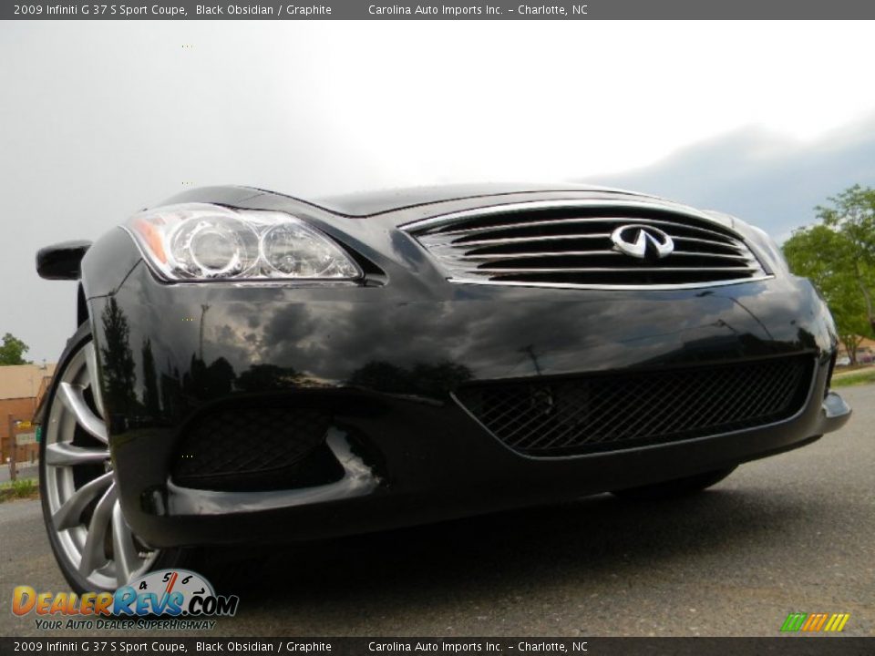 2009 Infiniti G 37 S Sport Coupe Black Obsidian / Graphite Photo #1