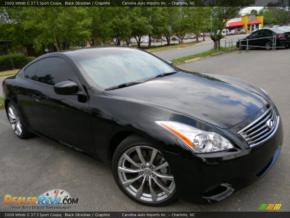 2009 Infiniti G 37 S Sport Coupe Black Obsidian / Graphite Photo #5