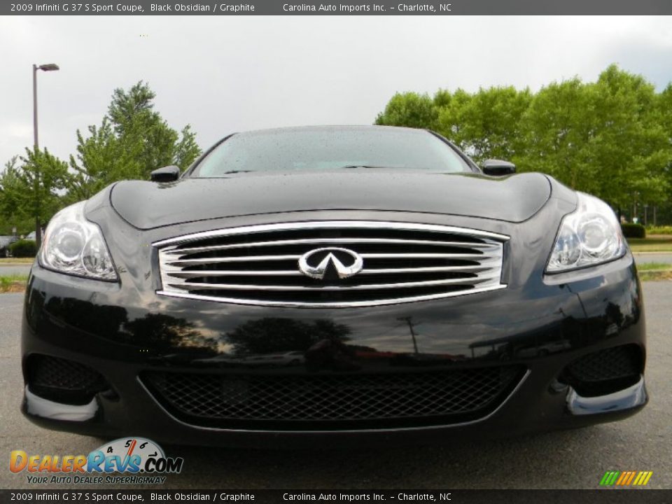 2009 Infiniti G 37 S Sport Coupe Black Obsidian / Graphite Photo #7