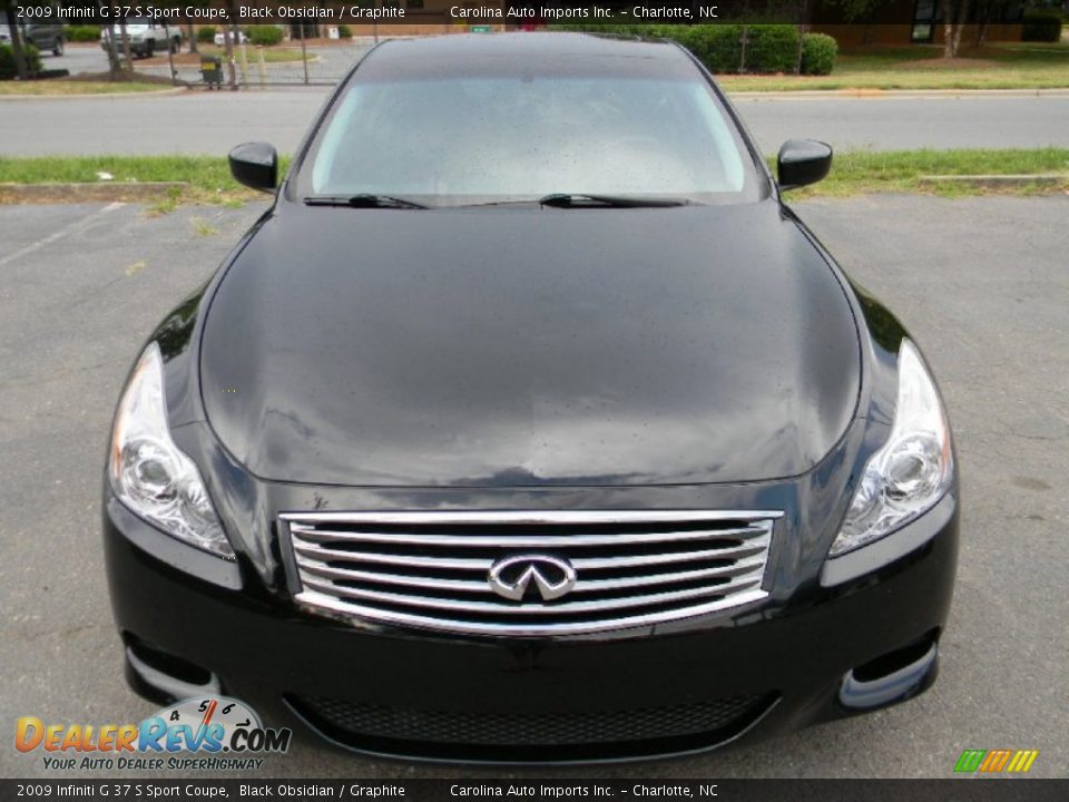 2009 Infiniti G 37 S Sport Coupe Black Obsidian / Graphite Photo #8