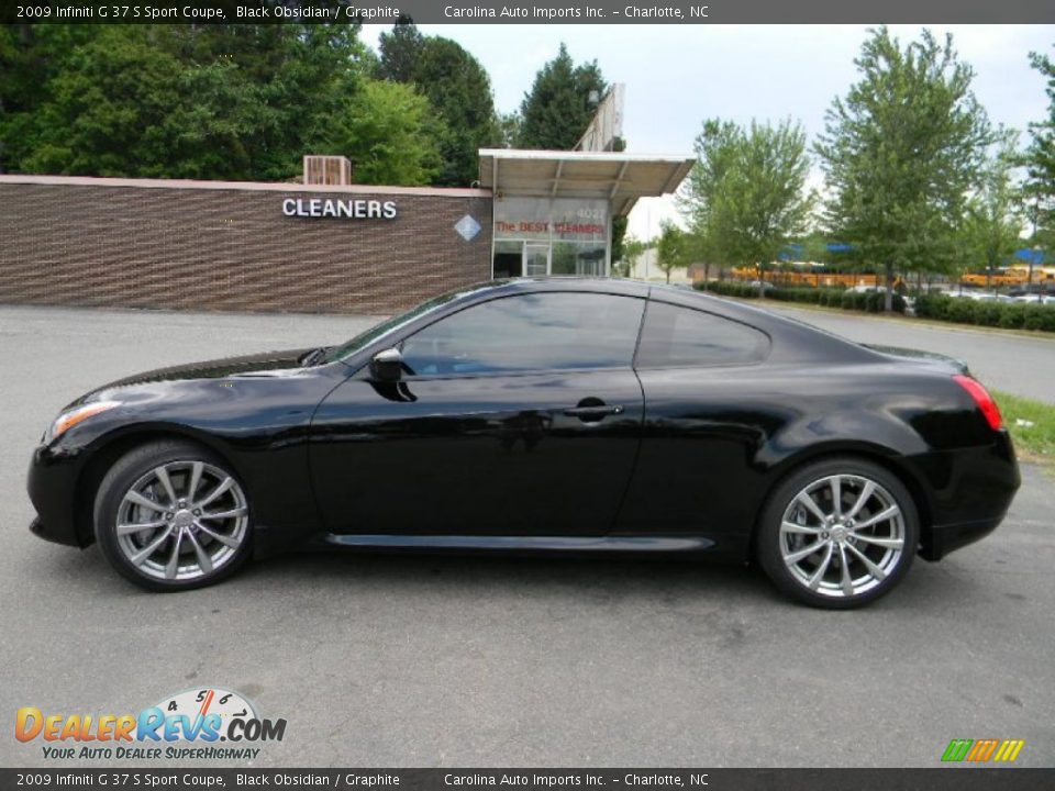 2009 Infiniti G 37 S Sport Coupe Black Obsidian / Graphite Photo #10