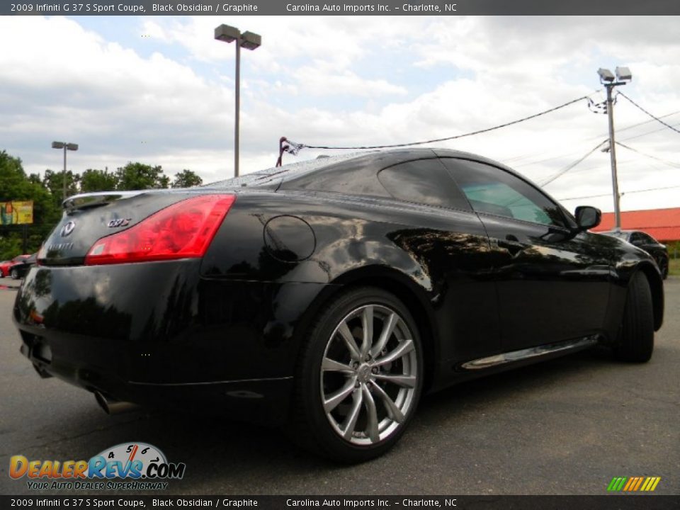 2009 Infiniti G 37 S Sport Coupe Black Obsidian / Graphite Photo #14