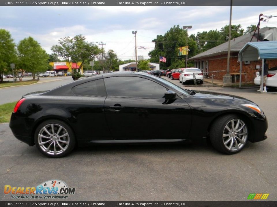 2009 Infiniti G 37 S Sport Coupe Black Obsidian / Graphite Photo #15