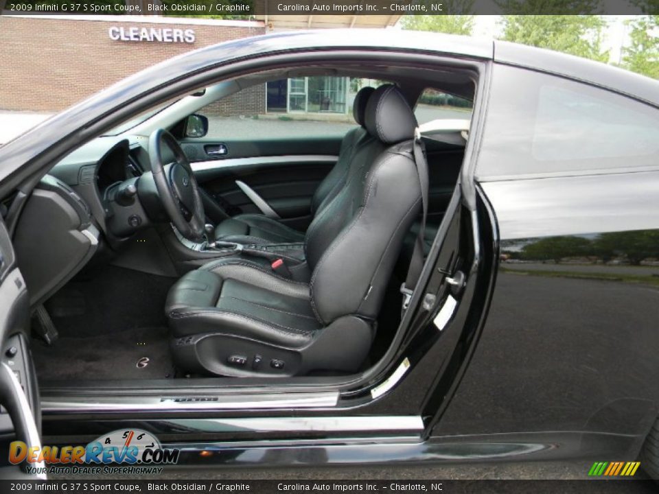 2009 Infiniti G 37 S Sport Coupe Black Obsidian / Graphite Photo #20