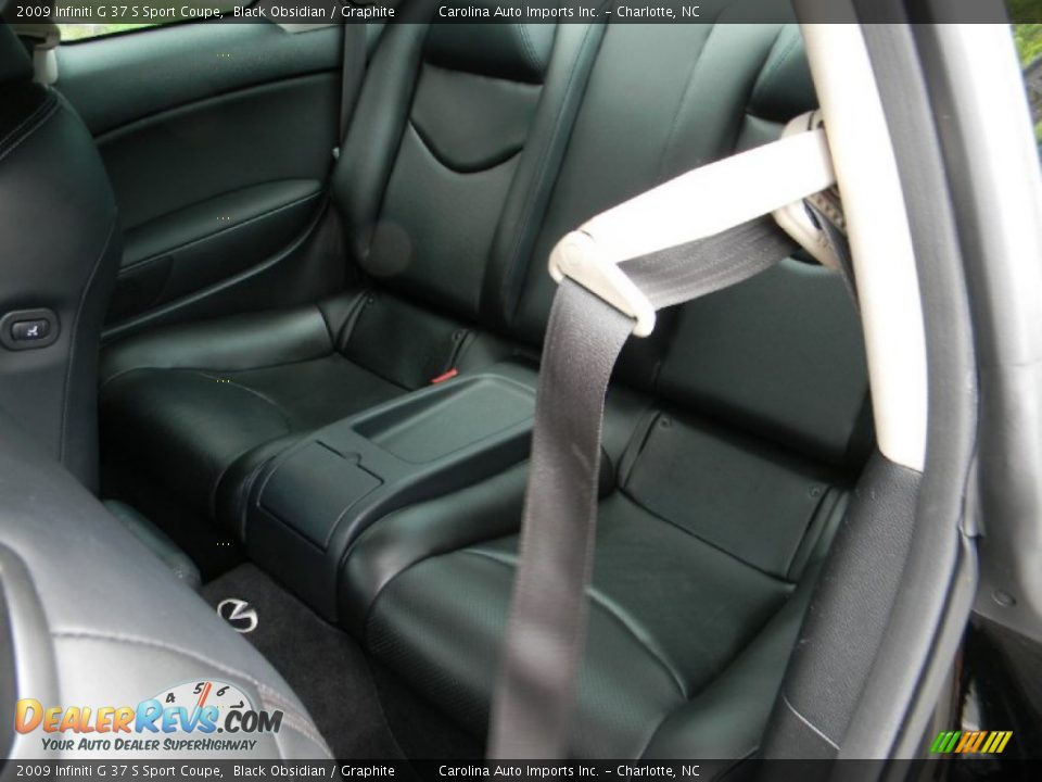 2009 Infiniti G 37 S Sport Coupe Black Obsidian / Graphite Photo #23