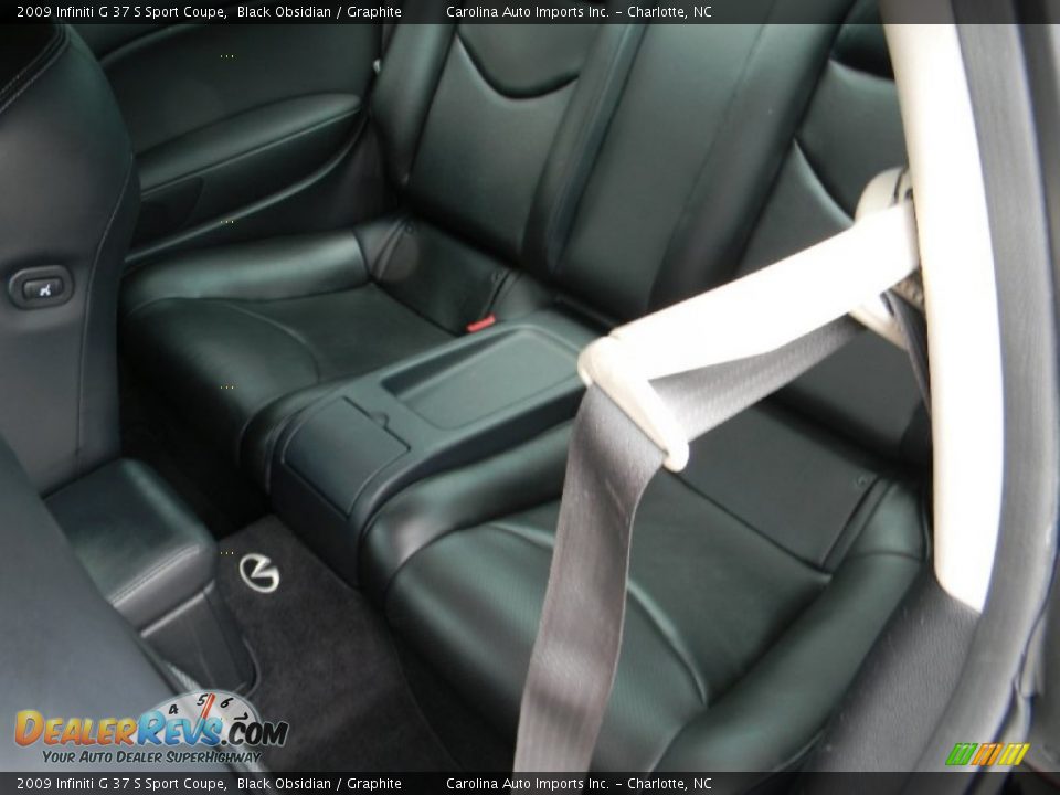 2009 Infiniti G 37 S Sport Coupe Black Obsidian / Graphite Photo #24