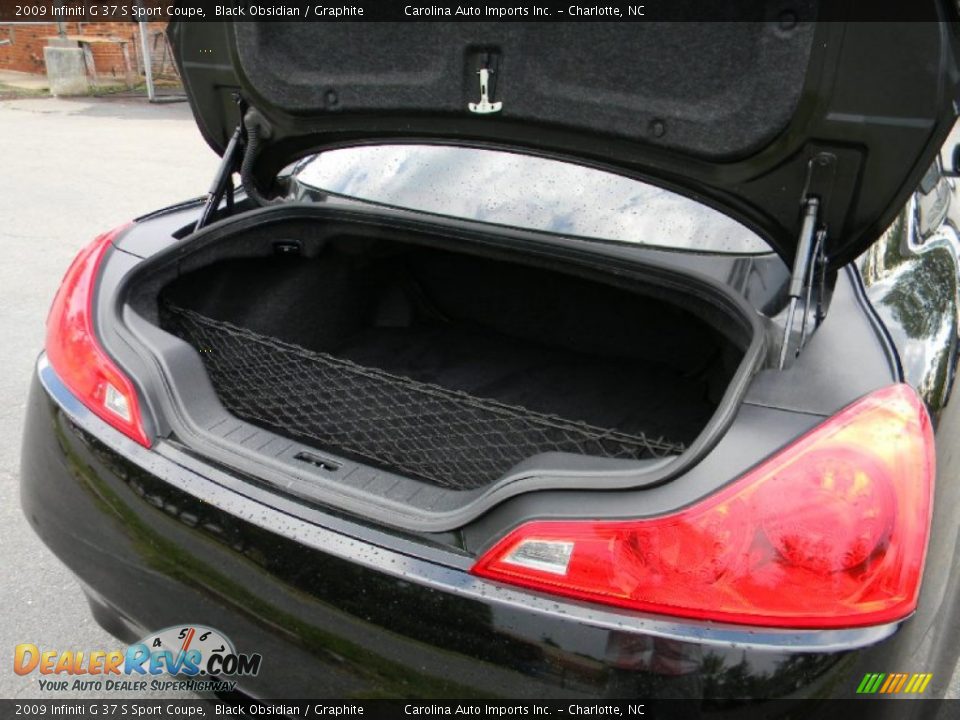 2009 Infiniti G 37 S Sport Coupe Black Obsidian / Graphite Photo #25