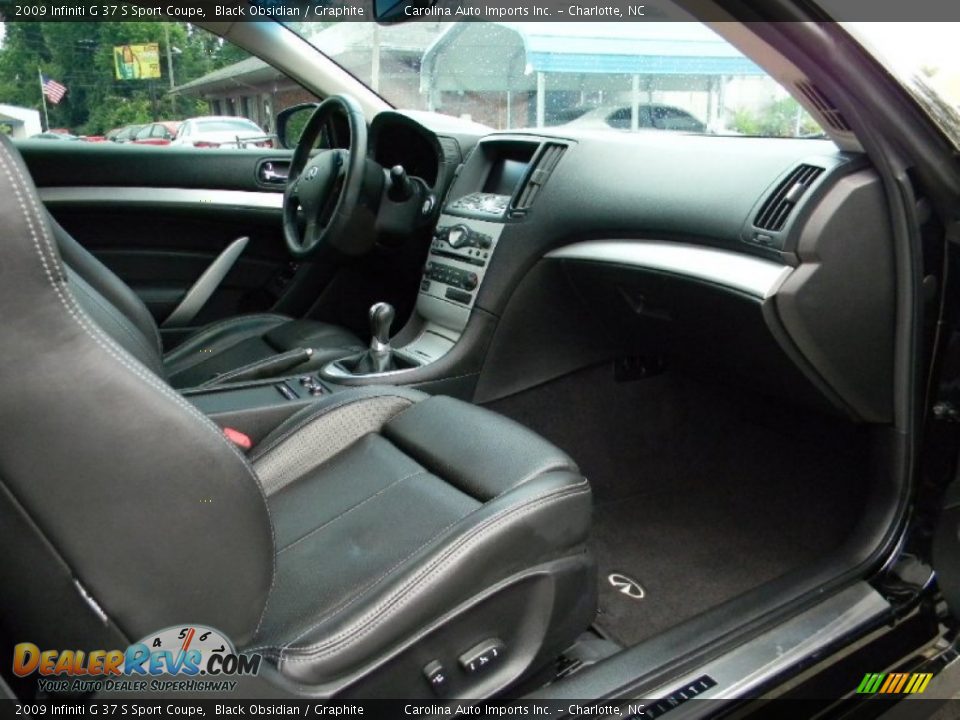 2009 Infiniti G 37 S Sport Coupe Black Obsidian / Graphite Photo #26