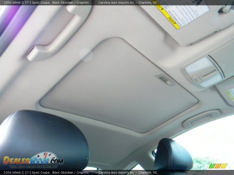 2009 Infiniti G 37 S Sport Coupe Black Obsidian / Graphite Photo #28