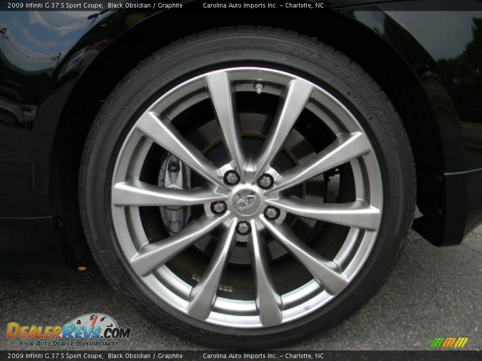 2009 Infiniti G 37 S Sport Coupe Black Obsidian / Graphite Photo #30