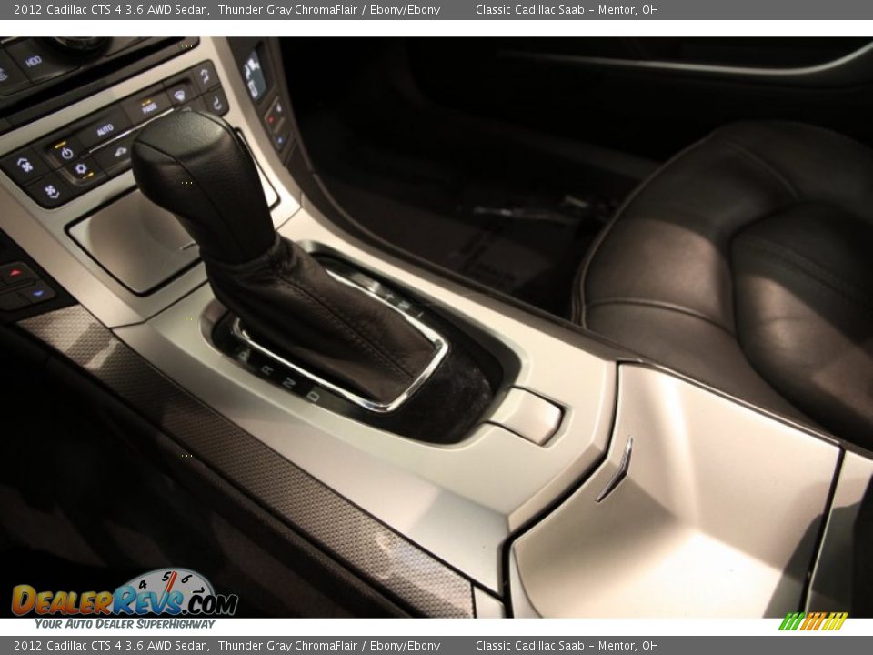 2012 Cadillac CTS 4 3.6 AWD Sedan Thunder Gray ChromaFlair / Ebony/Ebony Photo #8