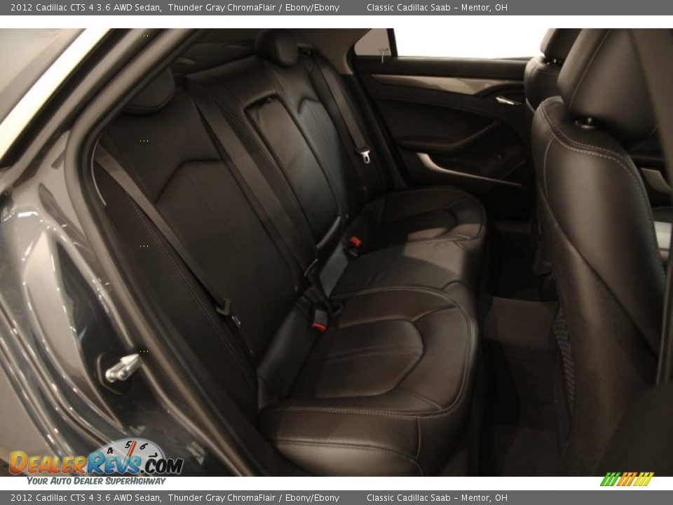 2012 Cadillac CTS 4 3.6 AWD Sedan Thunder Gray ChromaFlair / Ebony/Ebony Photo #10