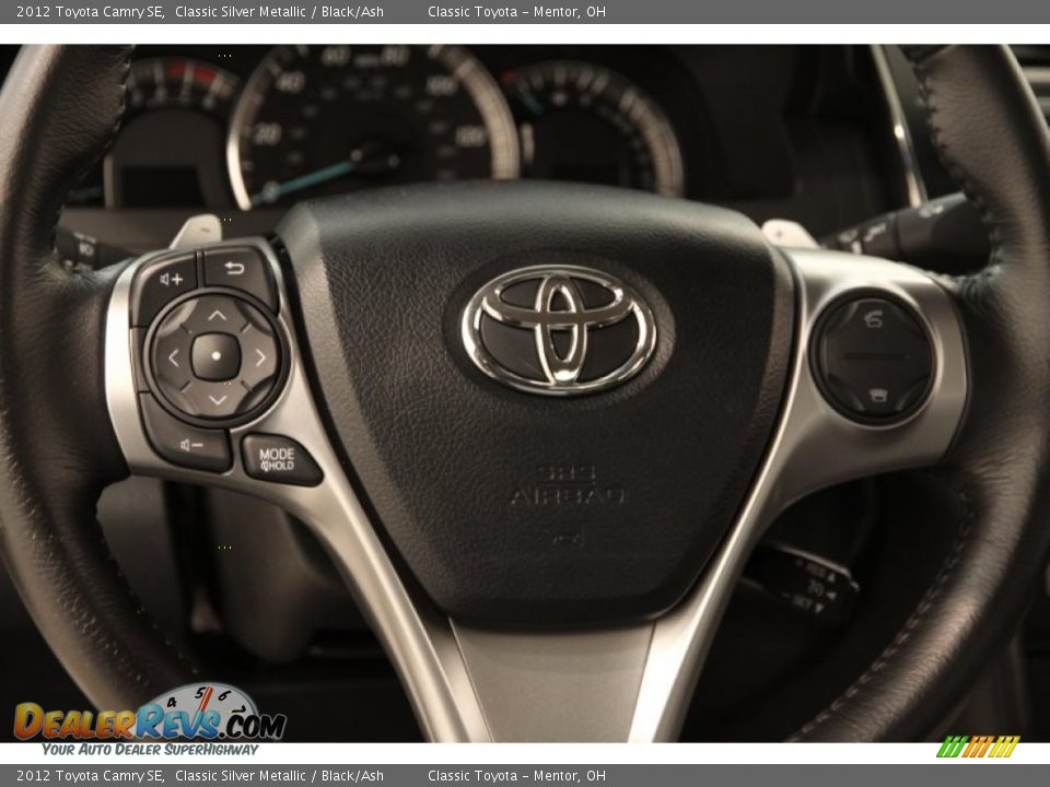 2012 Toyota Camry SE Classic Silver Metallic / Black/Ash Photo #6