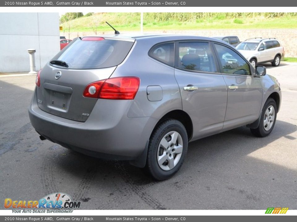 2010 Nissan Rogue S AWD Gotham Gray / Black Photo #2