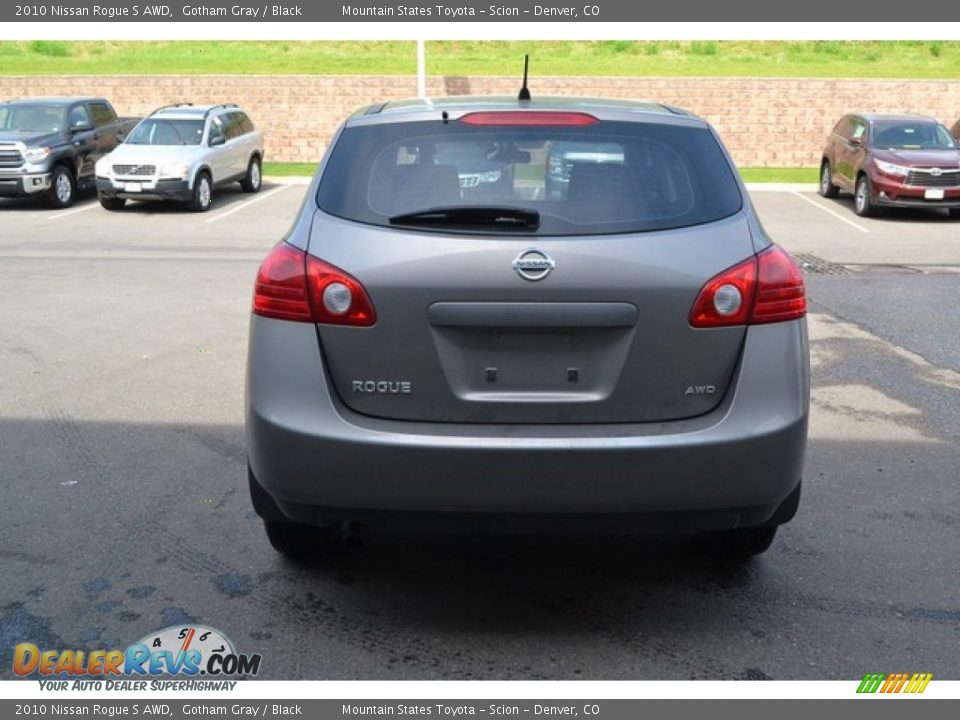 2010 Nissan Rogue S AWD Gotham Gray / Black Photo #3
