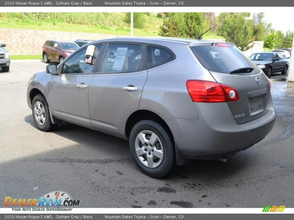 2010 Nissan Rogue S AWD Gotham Gray / Black Photo #4