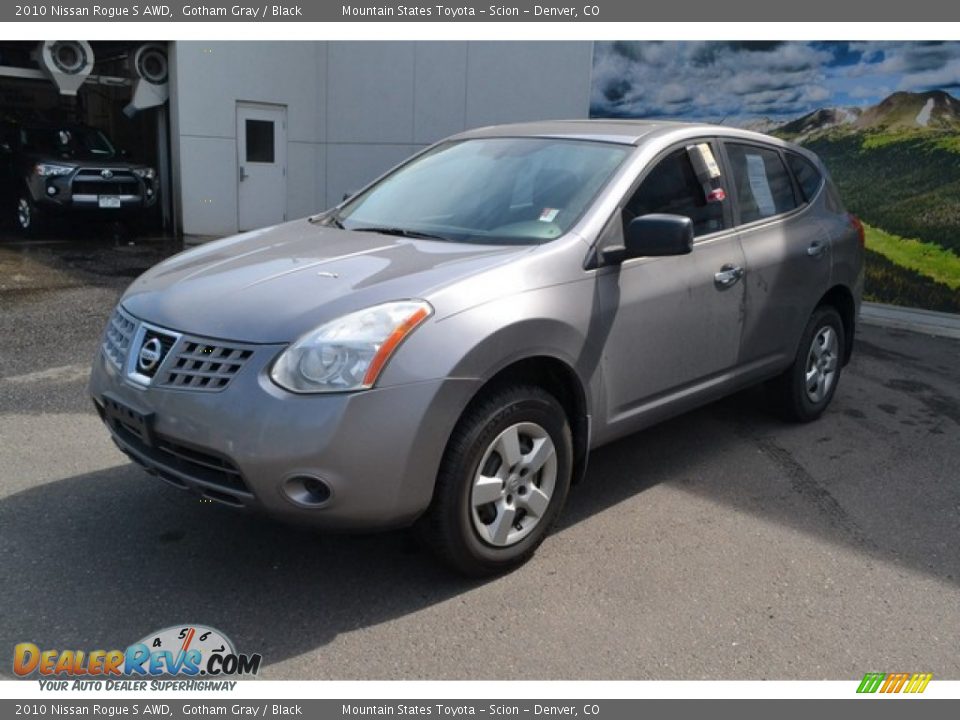 2010 Nissan Rogue S AWD Gotham Gray / Black Photo #5