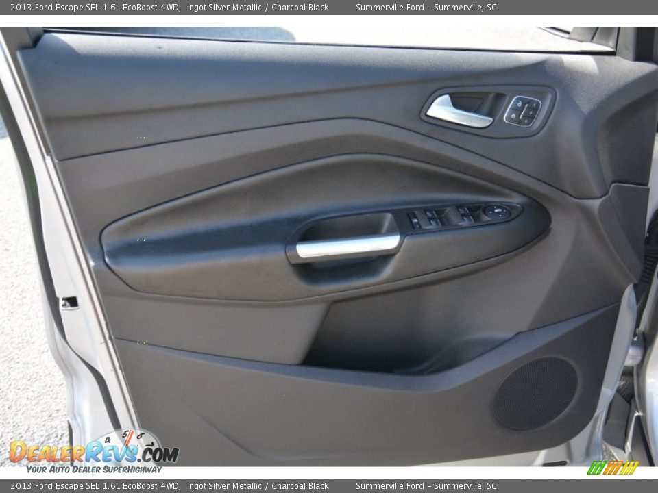 2013 Ford Escape SEL 1.6L EcoBoost 4WD Ingot Silver Metallic / Charcoal Black Photo #13