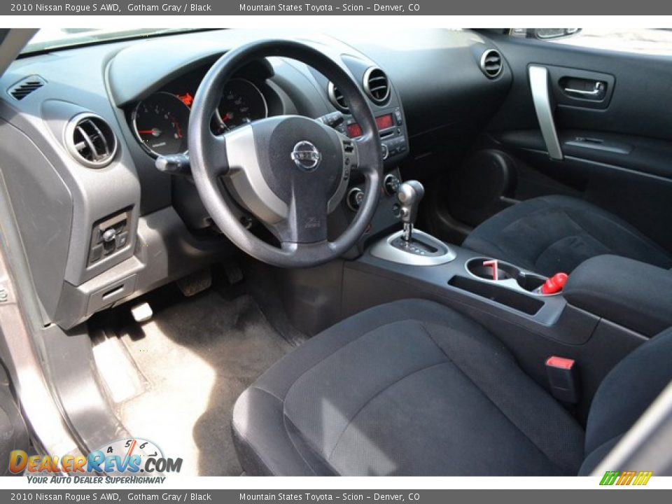 2010 Nissan Rogue S AWD Gotham Gray / Black Photo #7