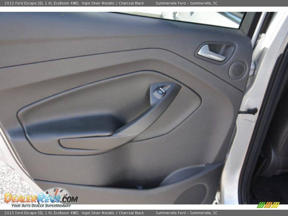 2013 Ford Escape SEL 1.6L EcoBoost 4WD Ingot Silver Metallic / Charcoal Black Photo #15