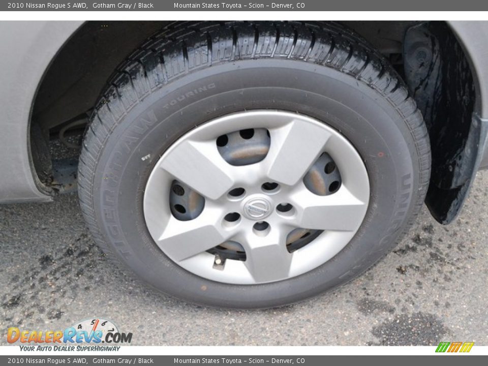 2010 Nissan Rogue S AWD Gotham Gray / Black Photo #9
