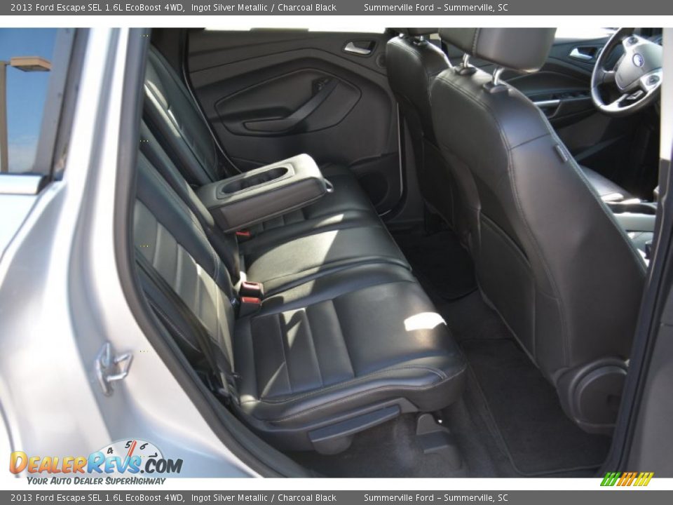 2013 Ford Escape SEL 1.6L EcoBoost 4WD Ingot Silver Metallic / Charcoal Black Photo #17