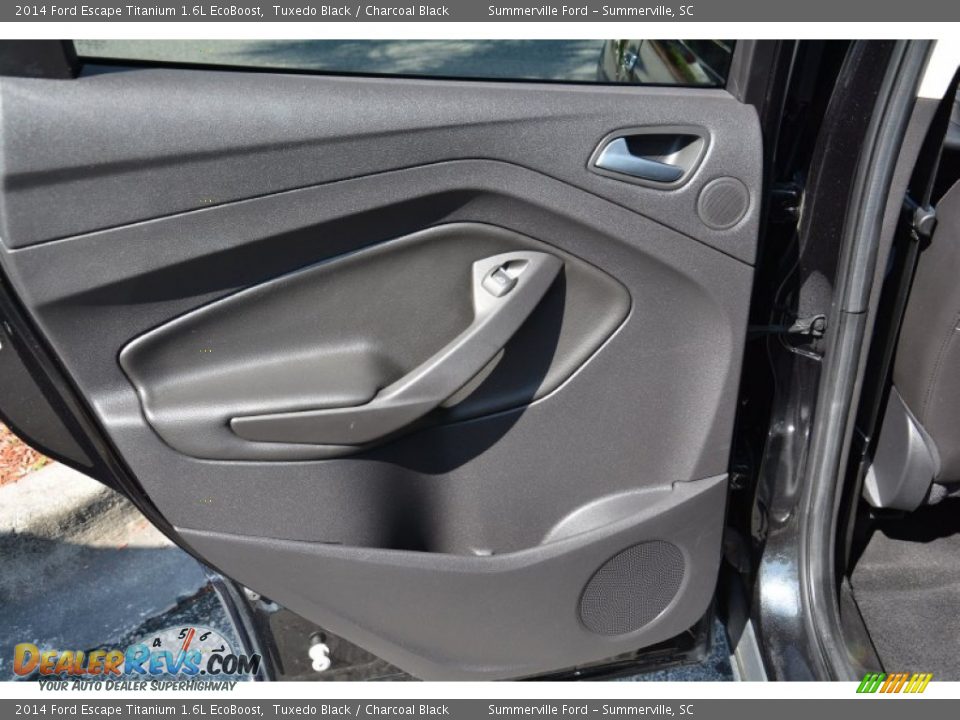 2014 Ford Escape Titanium 1.6L EcoBoost Tuxedo Black / Charcoal Black Photo #16