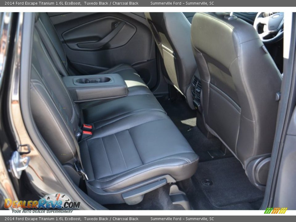 2014 Ford Escape Titanium 1.6L EcoBoost Tuxedo Black / Charcoal Black Photo #18