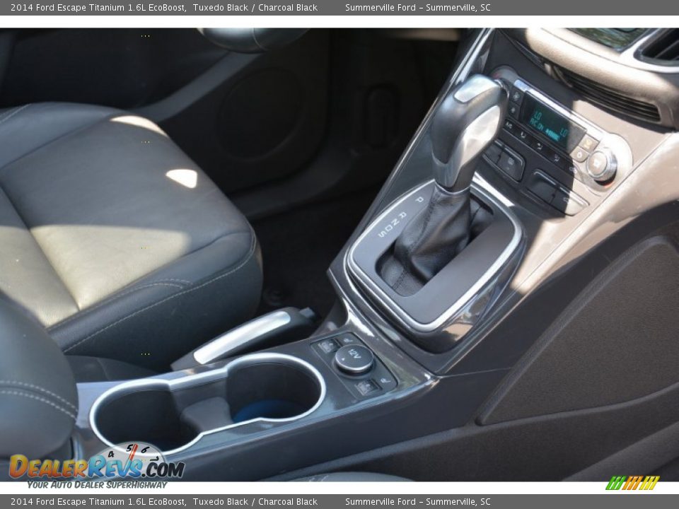 2014 Ford Escape Titanium 1.6L EcoBoost Tuxedo Black / Charcoal Black Photo #20