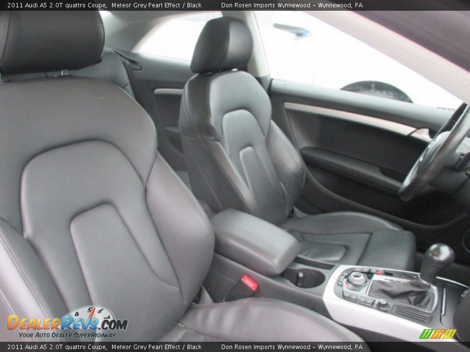 2011 Audi A5 2.0T quattro Coupe Meteor Grey Pearl Effect / Black Photo #12