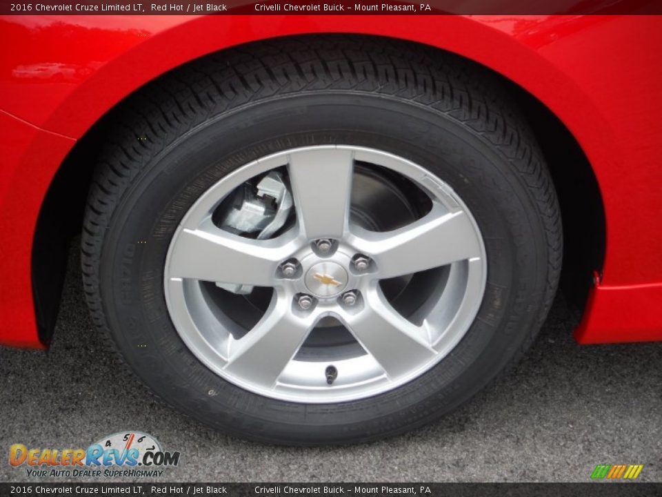2016 Chevrolet Cruze Limited LT Red Hot / Jet Black Photo #3