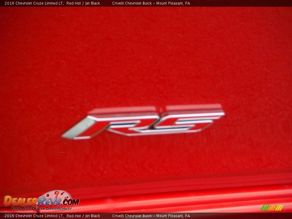 2016 Chevrolet Cruze Limited LT Red Hot / Jet Black Photo #4