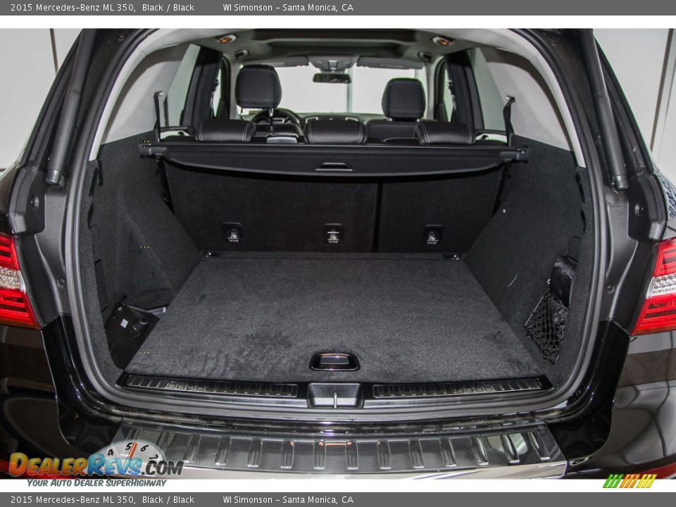 2015 Mercedes-Benz ML 350 Black / Black Photo #5