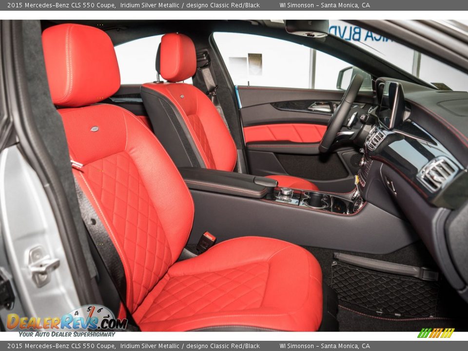 designo Classic Red/Black Interior - 2015 Mercedes-Benz CLS 550 Coupe Photo #2