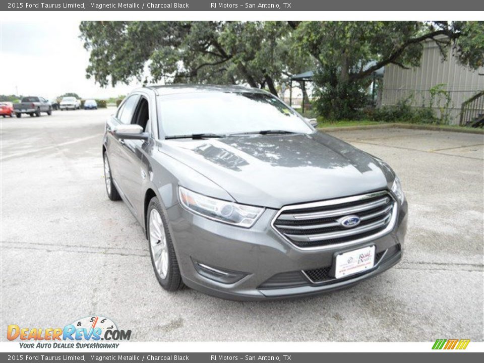 2015 Ford Taurus Limited Magnetic Metallic / Charcoal Black Photo #2