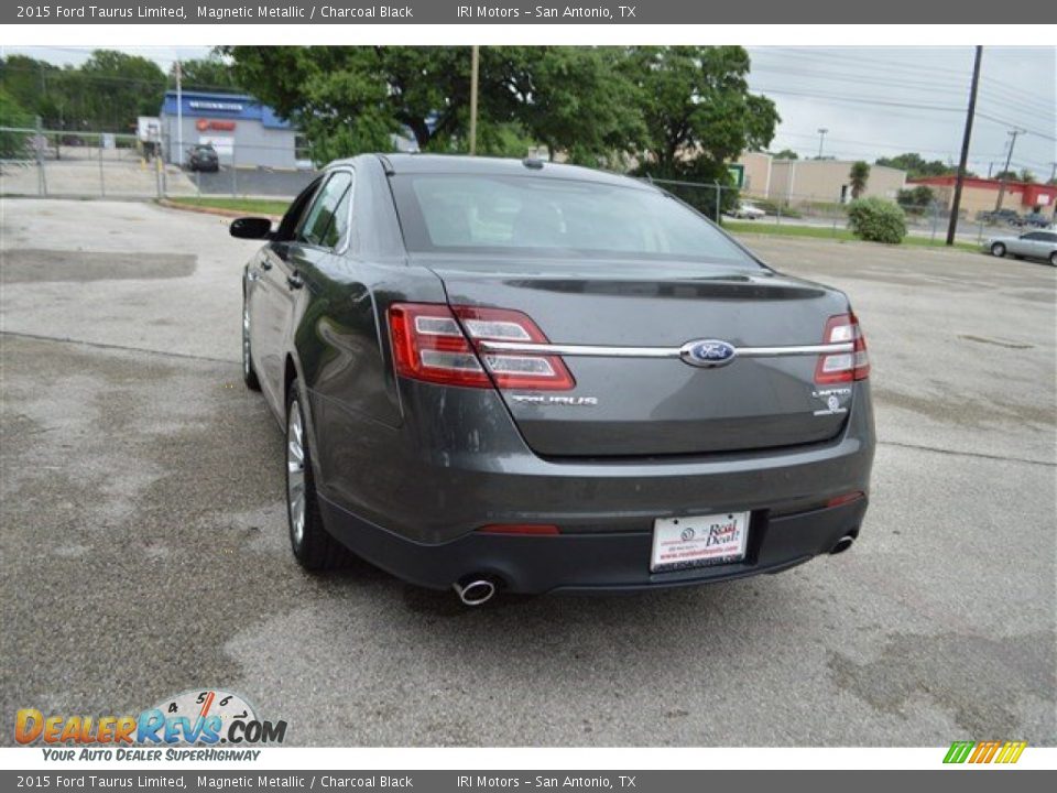 2015 Ford Taurus Limited Magnetic Metallic / Charcoal Black Photo #8