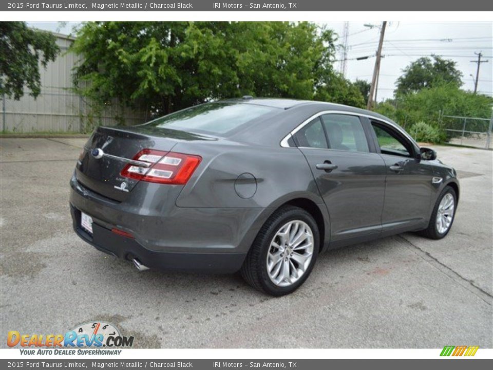 2015 Ford Taurus Limited Magnetic Metallic / Charcoal Black Photo #11