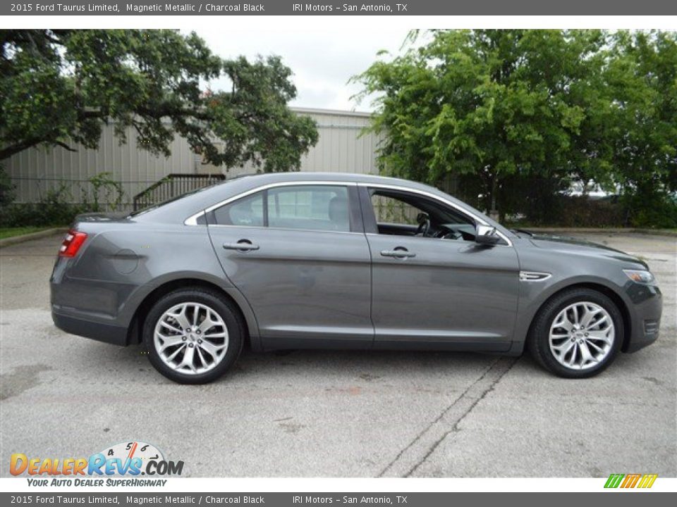 2015 Ford Taurus Limited Magnetic Metallic / Charcoal Black Photo #12