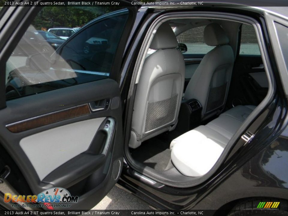 2013 Audi A4 2.0T quattro Sedan Brilliant Black / Titanium Gray Photo #20